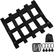 EXAOMBLE Truck Bed Cargo Net Durable Trunk Net for Secure Item Storage Pickup and SUV Versatile Use for Groceries Sports Gear and More Enhanced Safety for Transportation