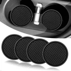 4x Auto Car Cup Holder Coaster Non-Slip Insert Cup Mat Car Interior Accessories