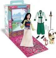 Disney Store Official Mulan Story Doll, Mulan, 11 Inches, Fully Posable Toy in Glittering Outfit - Suitable for Ages 3+ Toy Figure, Gifts for Girls, New for 2023