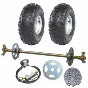 740mm Go Kart Rear Axle kit 6" Wheels Brake for Trike Drift Quad Buggy ATV