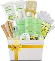 Bath Gift Basket for Women - Frankincense & Myrrh Aromatherapy Home Spa Bath Gift Set for Women & Men! Purelis Spa Basket for Him & Her. Bath & Body Gift Basket Organic & Natural Gift Set. Best Gift!