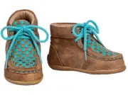 Blazin Roxx Western Girls Casual Shoes Chukka Toddler Cassidy Brown 4411102