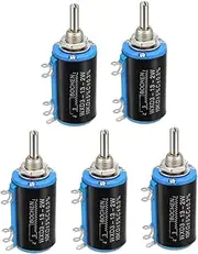 XYWHPGV 10K Ohm Adjustable Resistors Wire Wound Multi Turn Precision Potentiometer Pots 5pcs(9b29f c0e74 1a468 54f11 f7dbe 767cd