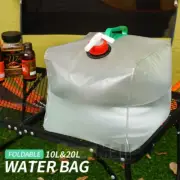 Collapsible Water Container W/Spigot 5 Gallon Camping Water Storage Jug New