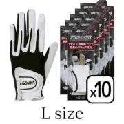 HONMA Golf Glove GC13001 L Size ×10 Left Hand Synthetic Leather Grip Size 9.1in