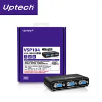 在飛比找PChome24h購物優惠-Uptech VSP104 VGA 1進4出分配器