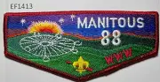 Boy Scout OA 88 Manitous Lodge Flap