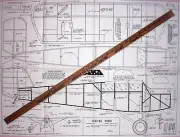 Comet CURTISS ROBIN PLAN + PATTERNS to Build a 48" Span FF or RC Model Airplane