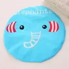 1 Set Shower Hat Waterproof Breathable Clear Printed Lovely Bath Hat All Match