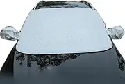Windshield Sunshade Windshield Cover Car Snow Cover Car Windshield Cover Snow Protector Ice Blocked Front Window Protector Exterior Auto Accessories Front Windshield Sun Shade (Color : Non magnetic)