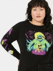 Torrid Disney Oogie Boogie Shirt Long Sleeve Tee Top NWT NEW 0X