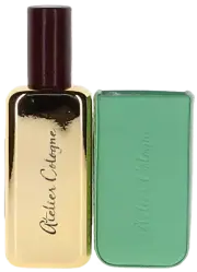 Santal Carmin By Atelier Cologne Absolue 1oz Spray with Vert Indien Pouch New