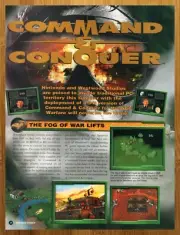 1998 Command & Conquer N64 PC Print Ad/Poster Authentic Video Game Promo Art