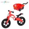 POPBIKE 兒童平衡滑步車 - AIR充氣胎 + 拖車組(紅)