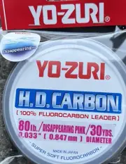 Fluorocarbon Leader YO-ZURI 80lb 30yds.