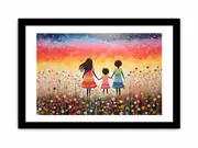 Kids Colorful Art Framed Art Framed print Art Poster