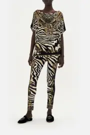 NEW CAMILLA EARN YOUR STRIPES LEGGINGS 3XL