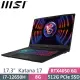 MSI Katana 17 B12VEK-058TW 黑(i7-12650H/8G/512G SSD/RTX4050 6G/17.3” FHD/Win11)電競