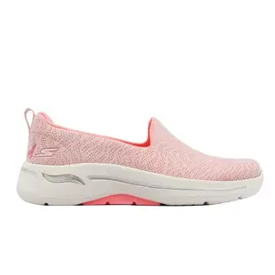 Skechers 休閒鞋 Go Walk Arch Fit 寬楦 女鞋 粉 粉紅絲帶限定款 乳癌防治 瞬穿科技 896263WLTPK