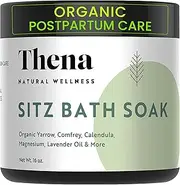 Best Organic Sitz Bath Soak For Natural Postpartum Care Recovery & Haemorrhoids Relief, Safe At-home Treatment, Soothe Relieve Pain or Discomfort, Reduce Swelling, Epsom & Dead Sea Salts Lavender Oil