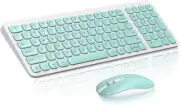 Wireless Keyboard Mouse Combo Compact Full Size Wireless Keyboard