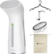 WiredLux Clothes Steamer Handheld - Flat & Vertical Hand Held Garment Steamer, 25s Heat-up & Powerful Steam, Compact & Portable Travel Iron for Clothes - Accessories Included
