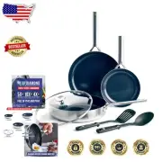 Versatile Induction Cookware Set with Cool-Touch Handles - 6-Piece Silver Set