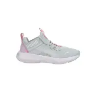 Puma Softride Enzo Prismatic Lace Up Youth Girls Grey Sneakers Casual Shoes 376