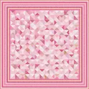 PINK TUTU - 109" x 109" - Quilt-Addicts Pre-cut Patchwork Quilt Kit