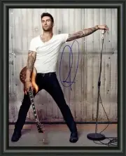 MAROON 5 Adam Levine A4 SIGNED AUTOGRAPHED PHOTO POSTER