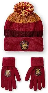 [Harry Potter] Hat and Gloves Set Kids House Options Knitted Beanie