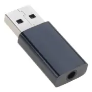 USB to 3.5mm Audios Adapter for Headphones Speakers and Microphones Type C Plugs