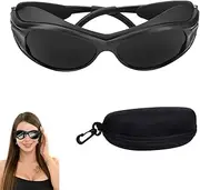 PHPHIXI Solarium Glasses, IPL 200-2000 nm UV Safety Glasses, Infrared Safety Glasses, Red Light Lamp for Red Light Therapy, IPL Hair Removal, Laser Cosmetology