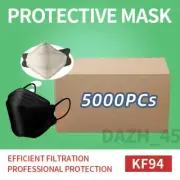 [5000 PCs] Black KF94 Disposable Face Mask 4 Layer Wholesale or Bulk buy Order