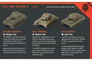 U.S.A. Tank Platoon (M4A3E8 Sherman, M26 Pershing, M24 Chaffee)
