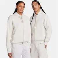 在飛比找森森購物網優惠-Nike 男裝 女裝 連帽外套 拉鍊口袋 棉 米白【運動世界