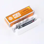 1PCS NEW Stainless steel Glass Syringes Glass Sampler Lab 10cc Glassware 10ml