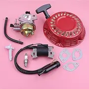 Carburetor Ignition Coil Fit for Hon GX160 GX200 5.5HP 6.5HP Recoil Pull Starter Gasket Spark Plug Kit Lawn Mower Engine Part