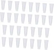 HAMPPLIES 30Pcs Portable Travel Empty Bottle Frosted Cosmetic Containers for Cream Lotion and Makeup Subpackaging for Toiletries and Travel Use