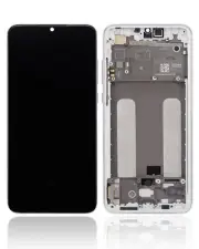 OLED Assembly With Frame Compatible With Xiaomi Mi 9 Lite CC9 - Pearl White
