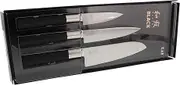 KAI Wasabi Kitchen Knife Set Black