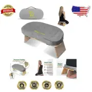 Lightweight Foldable Meditation Stool - Elegant Bamboo Kneeling Chair for Prayer