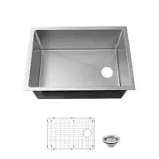 Glacier Bay Undermount Kitchen Sink Stainless Steel Single Bowl Brushed 18 Gauge
