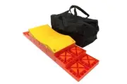 Caravan Levelling Blocks Kit, Tyre Saver & Storage Bag RV Wheel Leveling Ramps