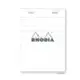 RHODIA Stapled Pad 筆記本/ A6/ White/ Squared eslite誠品