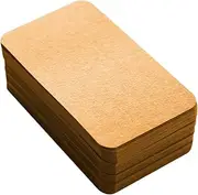AUTSUPPL Portable Kraft Cards 300pcs Index Cards Study Flash Cards Blank Cards for Students Writers