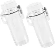 [SOESFOUFU] 2pcs Cigarette Travel Lighter Protective Sleeve Waterproof Lighter Holder Case for Outdoor Activities Camping Hiking