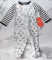 Wonder Nation Sleepwear Boys Space Theme 3-6M NWT