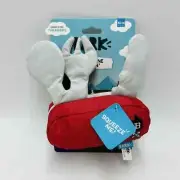 Bark Box XS-M Sniff Army Knife Plush Dog Toy Doggone Fishin' Crinkle Squeaker