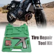 Car Motorcycle tyre Plugger Tire Wheel Repair Gun tool w/Rubber Plugging Kit